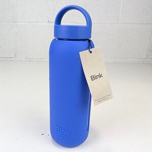 Bink 21 oz Day Bottle W/Carry Cap - Cobalt Blue - Borosilicate Glass